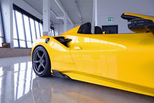 Load image into Gallery viewer, Ferrari 488 GTB &amp; GTS Carbon Side Fins (With Adapters) Engine Capristo

