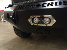 Load image into Gallery viewer, Iron Cross Automotive IC-CLROUND-BRKT Bumper Light Bracket; Round; Center; For Winch Opening Bracket Only; Auxiliary Light Mounting Bracket Iron Cross Automotive   
