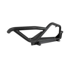 Load image into Gallery viewer, TrailFX J002T 1 Pc Direct Fit W/Crawler Grd W/O WInch Mnt W/Tow Hook And D-Ring Mnts Blac Stel Bumper TrailFX
