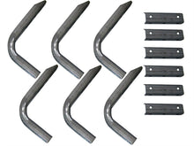 Load image into Gallery viewer, Lund 06-10 Jeep Commander EZ Running Board Mounting Bracket Kit - Brite Brackets LUND
