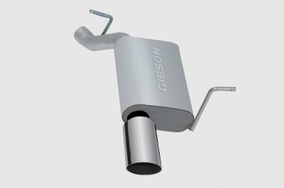 Gibson 11-12 Jeep Grand Cherokee Laredo 3.6L 2.5in Axle-Back Single Exhaust - Aluminized Exhaust Gibson Default Title  