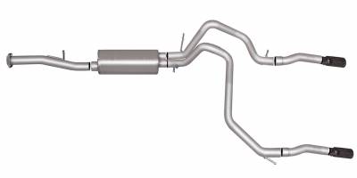 Gibson 07-12 Chevrolet Avalanche LS 5.3L 2.25in Cat-Back Dual Split Exhaust - Aluminized Exhaust Gibson Default Title  