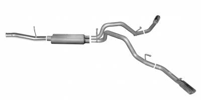 Gibson 15-18 Chevrolet Silverado 1500 LS 5.3L 3in/2.25in Cat-Back Dual Extreme Exhaust - Aluminized Exhaust Gibson Default Title  