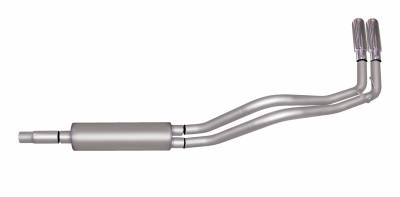Gibson 94-96 Dodge Ram 1500 Base 3.9L 2.5in Cat-Back Dual Sport Exhaust - Aluminized Exhaust Gibson Default Title  