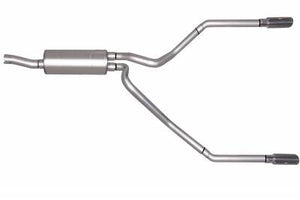 Gibson 99-04 Ford F-250 Super Duty Lariat 6.8L 2.5in Cat-Back Dual Split Exhaust - Aluminized Exhaust Gibson Default Title  