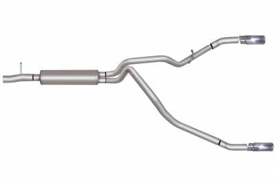 Gibson 17-18 Ford F-250 Super Duty King Ranch 6.2L 2.5in Cat-Back Dual Split Exhaust - Aluminized Exhaust Gibson Default Title  