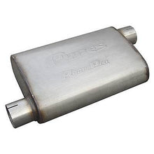 Load image into Gallery viewer, Pypes Performance Exhaust MVR16 Race Pro Series Muffler 14 in 3 in Offset/Offset Hardware Not Incl Natural 409 Stainless Steel Pypes Exhaust Exhaust Muffler Pypes Performance Exhaust Default Title  
