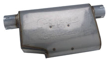 Load image into Gallery viewer, Pypes Performance Exhaust MVS11 Street Pro Series Muffler 14 in 2.5 in Offset/Offset Same Side Hardware Not Incl Natural 409 Stainless Steel Pypes Exhaust Exhaust Muffler Pypes Performance Exhaust Default Title  
