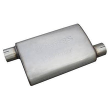 Load image into Gallery viewer, Pypes Performance Exhaust MVV16 Violator Series Muffler 14 in 3 in Offset/Offset Hardware Not Incl Natural 409 Stainless Steel Pypes Exhaust Exhaust Muffler Pypes Performance Exhaust Default Title  
