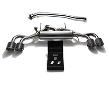 Load image into Gallery viewer, Armytrix Stainless Steel Valvetronic Catback Exhaust 90mm System with Quad Exhaust Tips | 2009-2021 Nissan GT-R R35 Exhaust Armytrix Chrome  
