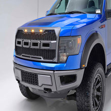 Load image into Gallery viewer, TrailFX PFFF3009S 2 In Tire Coverage Raptor Style Smooth Black ABS Plastic With LED Lights Set of Default TrailFX
