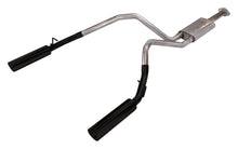 Load image into Gallery viewer, Pypes Performance Exhaust SDT23VB Ram 1500 Cat Back Exhaust System Black Pype Bomb For 19-22 Dodge Ram 1500 Split Rear Dual Exit 3 in Intermediate And 2.5” Tail Pipe 4.5 Pype Bomb Tip Muffler Incl Hardware Incl Tip Incl Pypes Exhaust Exhaust System Kit Pypes Performance Exhaust Default Title  
