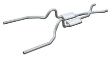 Load image into Gallery viewer, Pypes Performance Exhaust SFM04R Crossmember Back w/X-Pipe Exhaust System 71-73 Mustang Split Rear Dual Exit 2.5 in Intermediate And Tail Pipe Race Pro Muffler/Hardware Incl Tip Not Incl Pypes Exhaust Exhaust System Kit Pypes Performance Exhaust Default Title  
