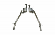Load image into Gallery viewer, Pypes Performance Exhaust SFM13V Cat Back Exhaust System 79-93 Mustang LX/ 94 -97 Split Rear Dual Exit 2.5 in Intermediate And Tail Pipe Hardware/Violator Mufflers Incl Tip Not Incl Natural Finish 409 Stainless Steel Pypes Exhaust Exhaust System Kit Pypes Performance Exhaust   
