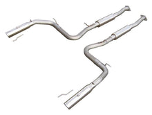 Load image into Gallery viewer, Pypes Performance Exhaust SFM28V Cat Back Exhaust System 99-04 Mustang GT Split Rear Dual Exit 2.5 in Intermediate And Tail Pipe Hardware/Violator Mufflers/3.5 in Polished Tips Incl Natural Finish 409 Stainless Steel Pypes Exhaust Exhaust System Kit Pypes Performance Exhaust Default Title  
