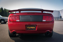 Load image into Gallery viewer, Pypes Performance Exhaust SFM66M Cat Back Exhaust System 05-10 Mustang GT Split Rear Dual Exit 2.5 in Intermediate And Tail Pipe M80 Muffler/Hardware/4 in Polished Tips Incl Natural Finish 409 Stainless Steel Pypes Exhaust Exhaust System Kit Pypes Performance Exhaust   
