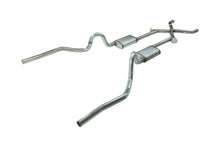 Load image into Gallery viewer, Pypes Performance Exhaust SGA16R30 Crossmember Back w/Xchange Exhaust System 70-71 GTO/68-72 442 Split Rear Dual Exit 2.5 in Intermediate And Tail Pipe w/Valance Cutouts 18 in Race Pro Mufflers/Hardware Incl Tip Not Incl Pypes Exhaust Exhaust System Kit Pypes Performance Exhaust Default Title  
