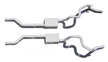 Load image into Gallery viewer, Pypes Performance Exhaust SGF31R Crossmember Back Without X-Pipe Exhaust System Split Rear Dual Exit 2.5 in Intermediate And Tail Pipe RaceProMufflers/Hardware Incl Tip Not Incl Natural 409 StainlessSteel Pypes Exhaust Exhaust System Kit Pypes Performance Exhaust Default Title  
