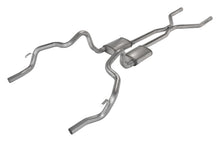 Load image into Gallery viewer, Pypes Performance Exhaust SGF41T Crossmember Back w/H-Pipe Exhaust System 70-74 F-Body Split Rear Dual Exit 2.5 in Intermediate And Tail Pipe Turbo Pro Mufflers/Hardware Incl Tip Not Incl Pypes Exhaust Exhaust System Kit Pypes Performance Exhaust   
