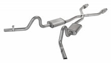 Load image into Gallery viewer, Pypes Performance Exhaust SGG910RE Crossmember Back w/X-Pipe Exhaust System 78-88 GM G-Body Split Rear Dual Exit 2.5 in Intermediate And Tail Pipe Race Pro Mufflers/Hardware Incl Tip Not Incl Natural 409 Stainless Steel Catalytic Converter Incl Pypes Exhaust System Kit Pypes Performance Exhaust Default Title  
