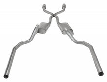 Load image into Gallery viewer, Pypes Performance Exhaust SGG912TE Crossmember Back w/X-Pipe Exhaust System 78-88 GM G-Body SS Split Rear Dual Exit 2.5 in Intermediate Pipe And Tailpipe Turbo Pro Mufflers/Hardware Incl Tip Not Incl Catalytic Converter Incl Pypes Exhaust Exhaust System Kit Pypes Performance Exhaust   
