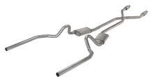 Load image into Gallery viewer, Pypes Performance Exhaust SGG922TE Crossmember Back w/X-Pipe Exhaust System 78-88 El Camino SS Split Rear Dual Exit 2.5 in Intermediate And Stainless Steel Tail Pipe Turbo Pro Muffler/Hardware Incl Tip Not Incl Catalytic Converter Incl Pypes Exhaust Exhaust System Kit Pypes Performance Exhaust Default Title  
