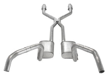 Load image into Gallery viewer, Pypes Performance Exhaust SGN945TE Crossmember Back w/H-Pipe Exhaust System 75-79 Nova Split Rear Dual Exit 2.5 in Intermediate And Tail Pipe Turbo Pro Muffler/Hardware Incl Tip Not Incl Catalytic Converter Incl Pypes Exhaust Exhaust System Kit Pypes Performance Exhaust   
