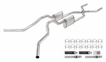 Load image into Gallery viewer, Pypes Performance Exhaust SGT76T Crossmember Back W/ H-Pipe Exhaust System 63-66 GM Truck Split Side Dual Exit 2.5 Inch Intermediate And Tailpipe Hardware Incl Turbo Pro Muffler Incl And Tip Not Incl Stainless Steel Pypes Exhaust Exhaust System Kit Pypes Performance Exhaust   
