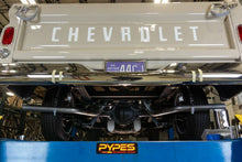 Load image into Gallery viewer, Pypes Performance Exhaust SGT76T Crossmember Back W/ H-Pipe Exhaust System 63-66 GM Truck Split Side Dual Exit 2.5 Inch Intermediate And Tailpipe Hardware Incl Turbo Pro Muffler Incl And Tip Not Incl Stainless Steel Pypes Exhaust Exhaust System Kit Pypes Performance Exhaust   
