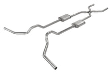 Load image into Gallery viewer, Pypes Performance Exhaust SGT78V Crossmember Back w/H-Pipe Exhaust System 67-74 GM Split Rear Dual Exit 2.5 in Intermediate And Tail Pipe Violator Muffler/Hdw Incl Tip Not Incl Natural Finish 409 Stainless Steel Pypes Exhaust Exhaust System Kit Pypes Performance Exhaust Default Title  
