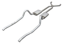 Load image into Gallery viewer, Pypes Performance Exhaust SMA10T Crossmember Back w/X-Pipe Exhaust System 67-73 Mopar A-Body Split Rear Dual Exit 2.5 in Intermediate And Tail Pipe Turbo Pro Mufflers/Hardware Incl Tip Not Incl Pypes Exhaust Exhaust System Kit Pypes Performance Exhaust Default Title  
