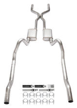 Load image into Gallery viewer, Pypes Performance Exhaust SMB43R 1966-1974 Mopar B-Body 3 Inch Crossmember Back Exhaust System With H-Pipe 409 Stainless With Race Pro Mufflers SMB43R Exhaust System Kit Pypes Performance Exhaust   
