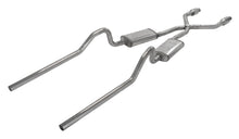Load image into Gallery viewer, Pypes Performance Exhaust SMB910S33E Crossmember Back w/X-Pipe Exhaust System Split Rear Dual Exit 2.5 in Intermediate And Tail Pipe 18 in Street Pro Mufflers/Hardware Incl Tip Not Incl Catalytic Converter Incl Pypes Exhaust Exhaust System Kit Pypes Performance Exhaust Default Title  
