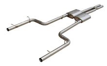 Load image into Gallery viewer, Pypes Performance Exhaust SMC26S Cat Back Exhaust System Split Rear Dual Exit 11-14 Charger V6 2.5 in Intermediate And Tail Pipe Street Pro Muffler/Hardware Incl Tip Not Incl Natural Finish 409 Stainless Steel Pypes Exhaust Exhaust System Kit Pypes Performance Exhaust Default Title  
