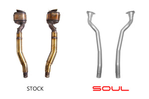 Ferrari FF / GTC4Lusso V12 Competition Downpipes Exhaust Soul Performance   
