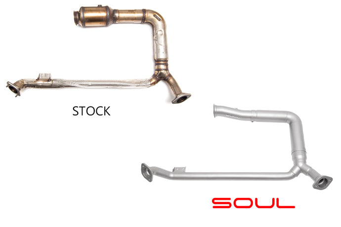 Porsche 718 Boxster / Cayman Competition Downpipe Exhaust Soul Performance   