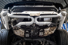 Load image into Gallery viewer, Porsche 993 Carrera Competition Muffler Bypass Exhaust Exhaust Soul Performance Bischoff Flange (94-96.5) OBD2 (Four O2 Bungs) Brushed
