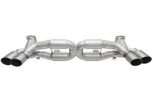 Porsche 991 Turbo Competition X-Pipe Exhaust System Exhaust Soul Performance Signature Satin GT2 Style Single Wall  