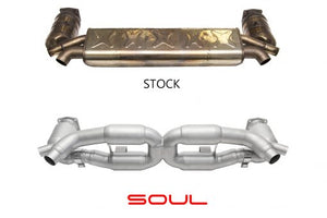 Porsche 991 Turbo Sport X-Pipe Exhaust System Exhaust Soul Performance   