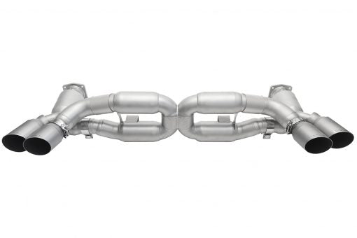 Porsche 991 Turbo Sport X-Pipe Exhaust System Exhaust Soul Performance Reuse OEM Tips (No Tips Included)  