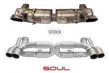Load image into Gallery viewer, Porsche 997.1 Turbo Competition X-Pipe Exhaust System Exhaust Soul Performance Signature Satin GT2 Style Single Wall  
