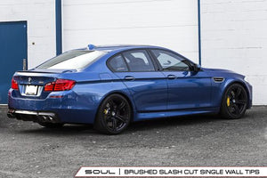 BMW F10 M5 Resonated Muffler Bypass Exhaust Exhaust Soul Performance   