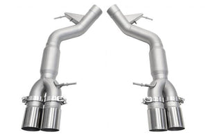 BMW F10 M5 Resonated Muffler Bypass Exhaust Exhaust Soul Performance Brushed Straight Cut Single Wall  
