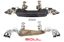 Load image into Gallery viewer, Chevrolet C8 Corvette Valved Exhaust System Exhaust Soul Performance Slash Cut Brushed 
