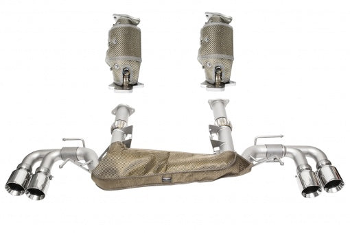 Chevrolet C8 Corvette SOUL Sport Exhaust Package Exhaust Soul Performance Brushed Dual Wall 4