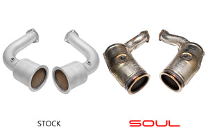 Audi RS Q8 Sport Catalytic Converter Downpipes Exhaust Soul Performance   