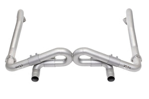 Porsche 718 GT4 Clubsport SOUL Race Exhaust System Exhaust Soul Performance No Dual Wall Straight Cut Brushed