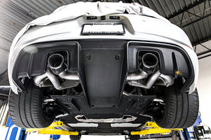 Porsche 718 GT4 / Spyder / GTS Cayman Sport Package Exhaust Soul Performance Duel Wall Straight Cut Signature Satin Yes