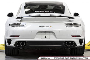 Porsche 991 Turbo Competition X-Pipe Exhaust System Exhaust Soul Performance   