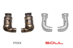 Soul Performance Turbo Cat Bypass Pipes For Porsche 911 Turbo (991.1/991.2) Exhaust Soul Performance   